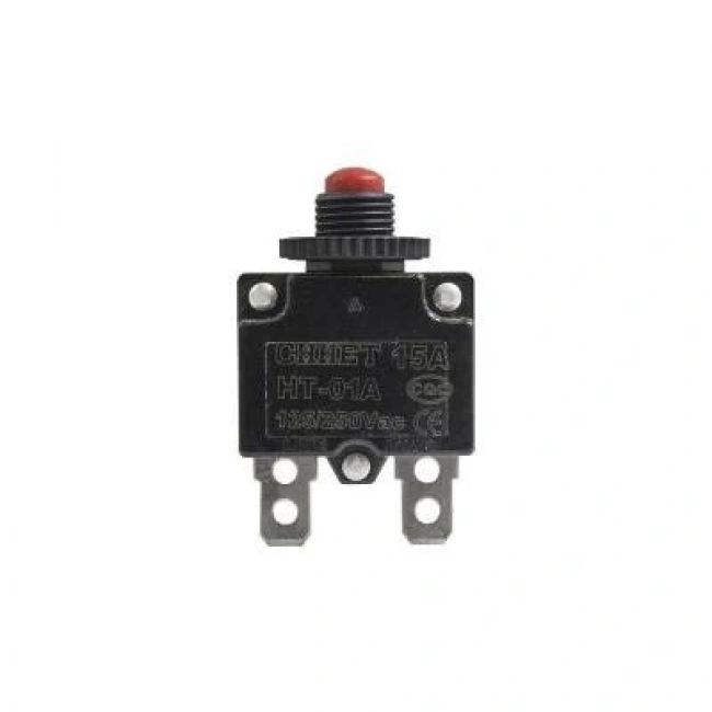 HT-01-A 15A Aşırı Akım Koruyucu Devre Kesici Sigorta - Kırmızı