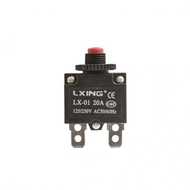 HT-01-A 20A Aşırı Akım Koruyucu Devre Kesici Sigorta - Kırmızı