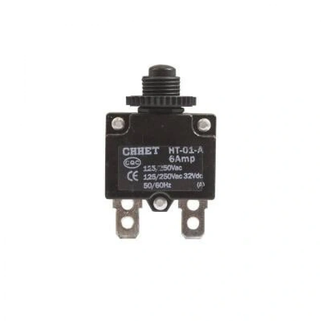 HT-01-A 6A Aşırı Akım Koruyucu Devre Kesici Sigorta