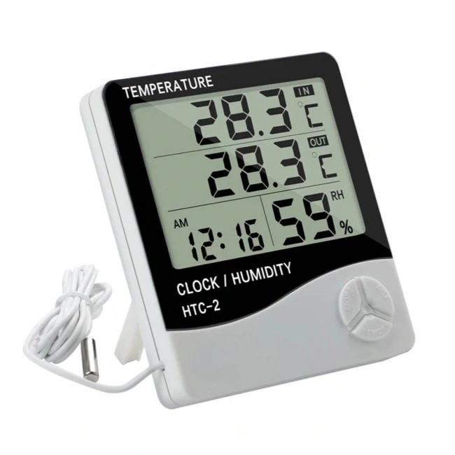 HTC-2 Saatli Nem Ölçer ve Termometre
