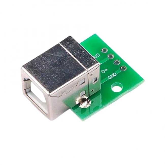 HW-765 USB-B Dişi Soket to DIP Dönüştürücü - USB B Breakout Modülü