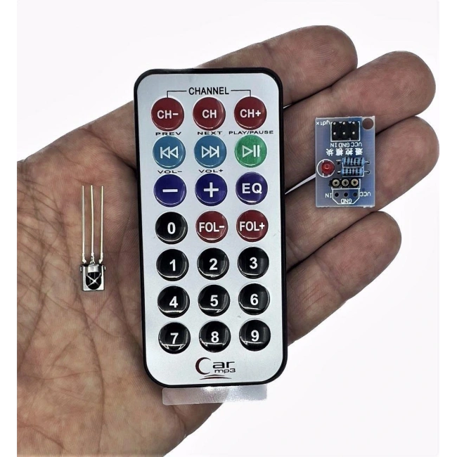 HX1838 IR (Infrared) Uzaktan Kumanda ve Alıcı Kit Modülü