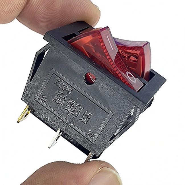 IC-101 İkili Işıklı Anahtar KCD2-2101-B Kalite