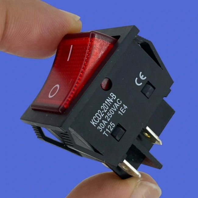 IC-104-S Geniş Işıklı Anahtar 30A 250V ON-OFF 4P