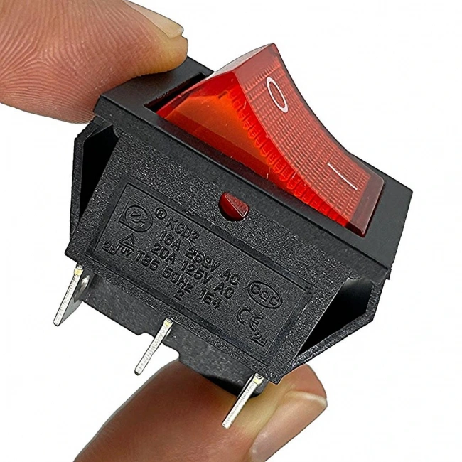 IC-104A Geniş Işıklı Anahtar 6P ON-OFF