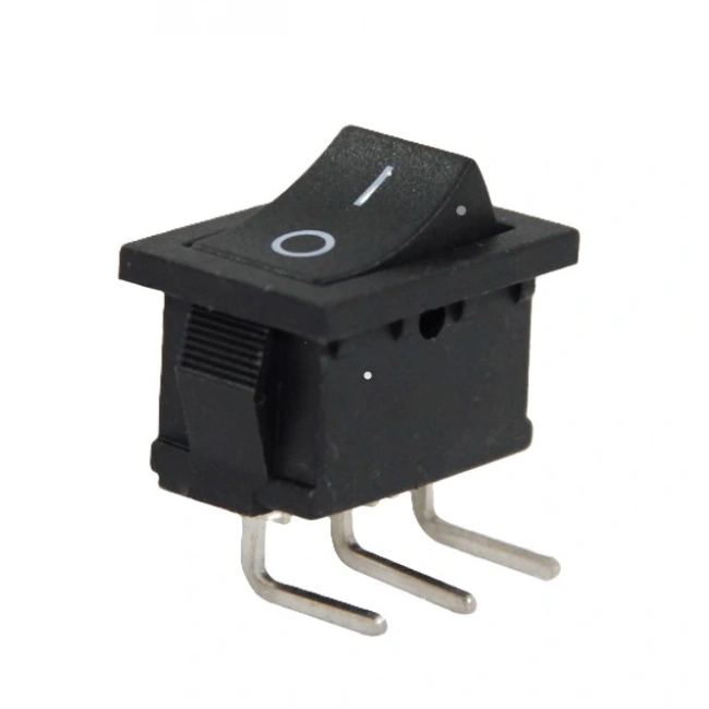 IC-121D Mini Işıksız Anahtar İğne Bacak 90 Derece ON-0FF 3P