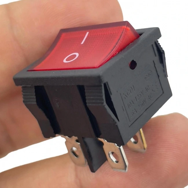 IC-126 Orta Boy Işıklı Anahtar On-Off 4P