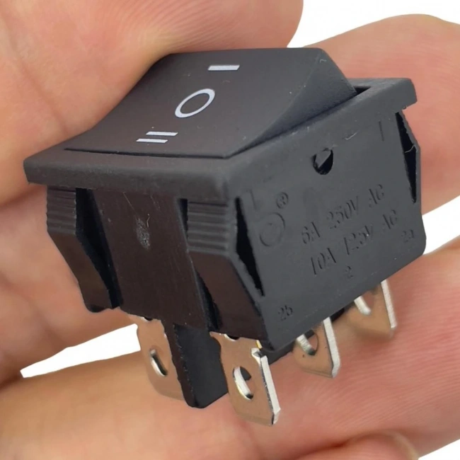 IC-130 Orta Boy Işıksız Anahtar On-Off-On 6P