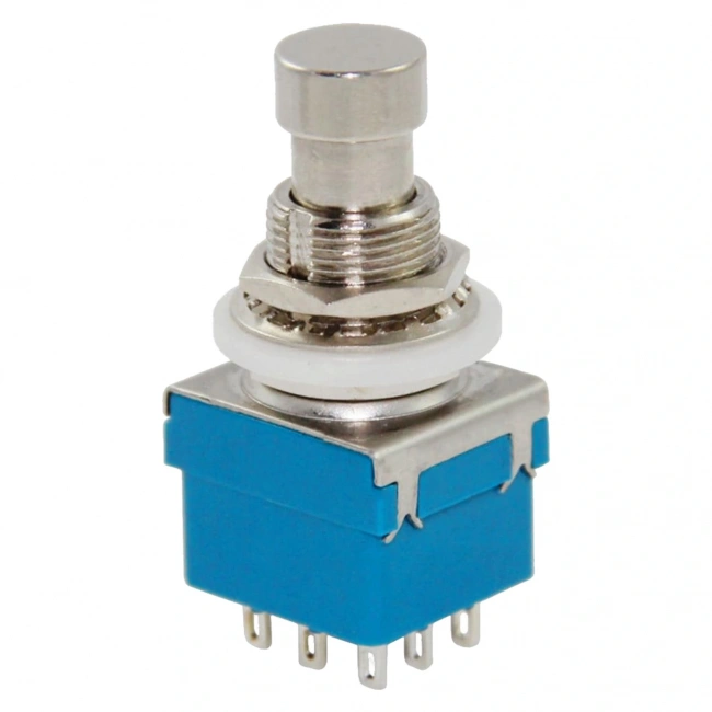 IC-148J-9 Pedal Switch Kalıcılı 9P Ø12mm PBS-24-302