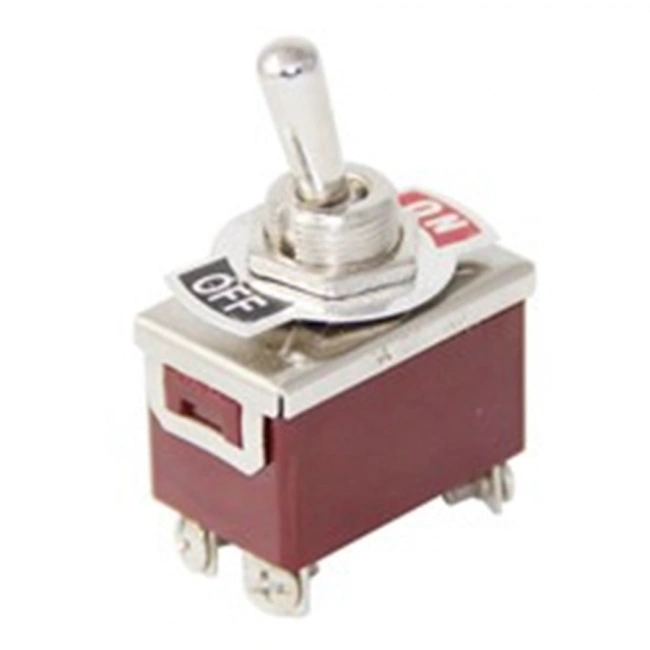 IC-156A Toggle Switch Büyük Boy Yaylı 15A 12mm 4P Vidalı On-Off