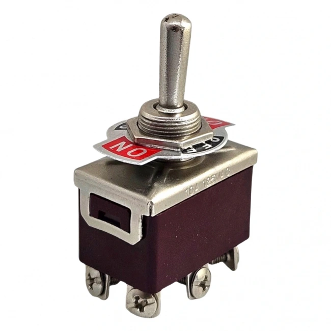 IC-158 Toggle Switch On-Off-On 6P Ø12mm KN3C-203