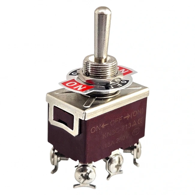 IC-159 Toggle Switch 6P On-Off-Mom Ø12mm KN3C-213