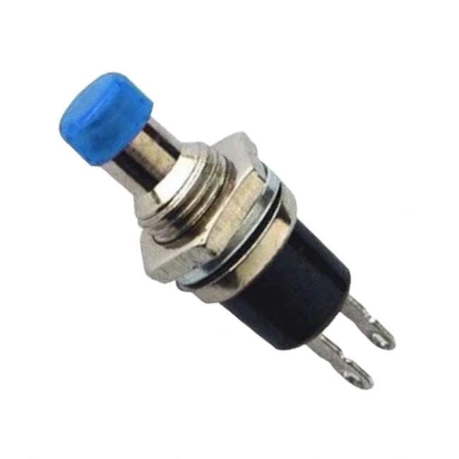 IC-177 Mavi Diyafon Mini Buton 7mm PBS-105