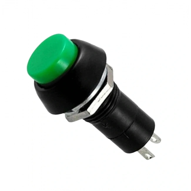 IC-186A Buton 12mm Kaliteli Yeşil