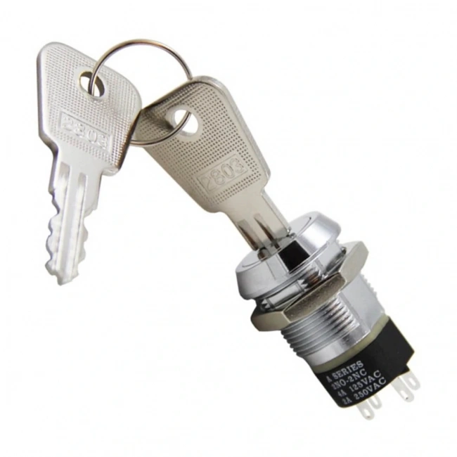 IC-195C Anahtarlı Switch 0-1 Ø19mm K19-02-201