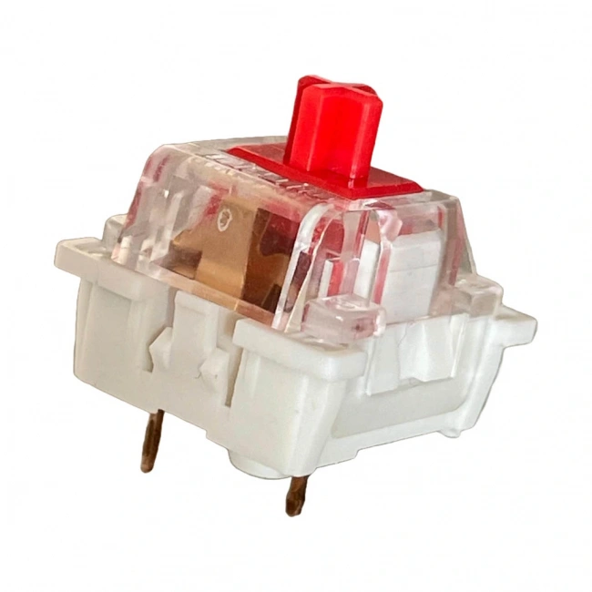 IC-204D Mekanik Klavye Butonu - Kırmızı 45GF
