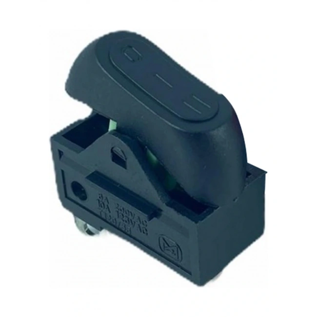 IC-209 Saç Kurutma Makinası Düğmesi Anahtarı 3P 0-1-2 Siyah