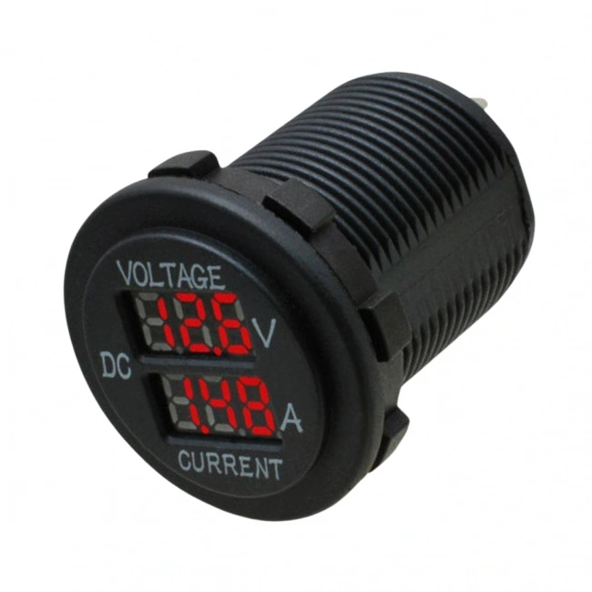 IC-231E Pano Uçlu Volt-Ampermetre 28mm
