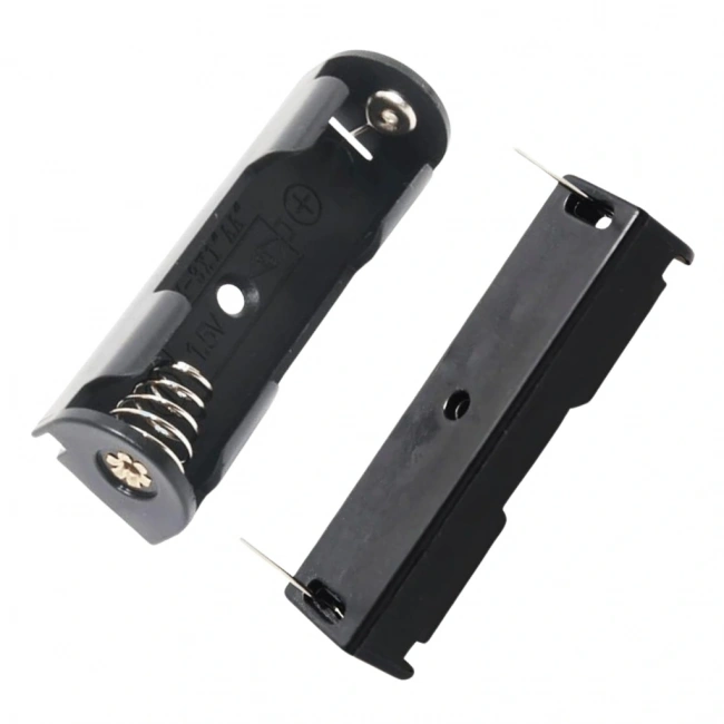 IC-233-1P AA Tekli Pil Kutusu Pil Yuvası PCB Bacaklı