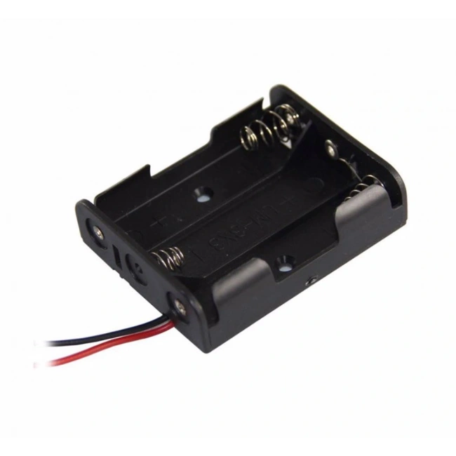 IC-233-2 AA 3Lü Pil Yatağı Pil Yuvası Pil Kutusu