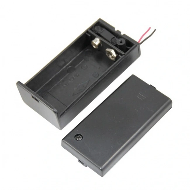 IC-233D 9V Pil Kutusu Kapaklı Switchli