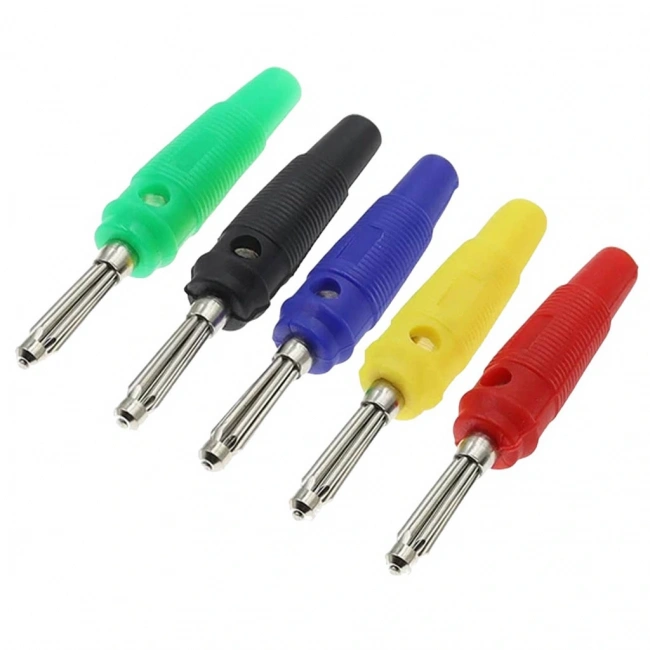 IC-238B Banana Jak Silikonlu CX-06 Kırmızı