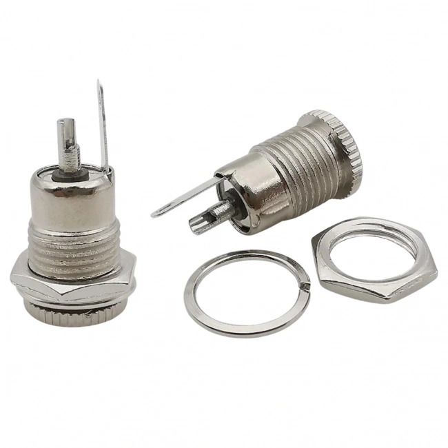 IC-258D DC Jak 2.1mm Metal Ø12mm