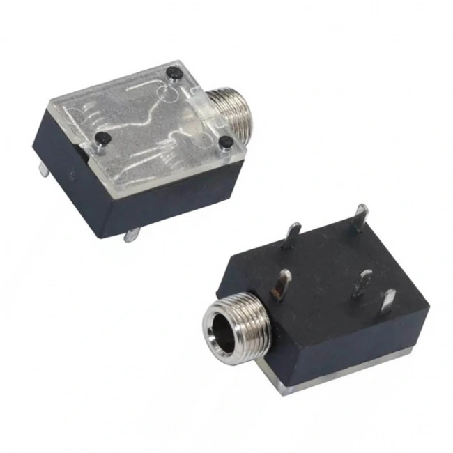 IC-259 Stereo Şase 3.5mm Jak Konnektör Somunlu