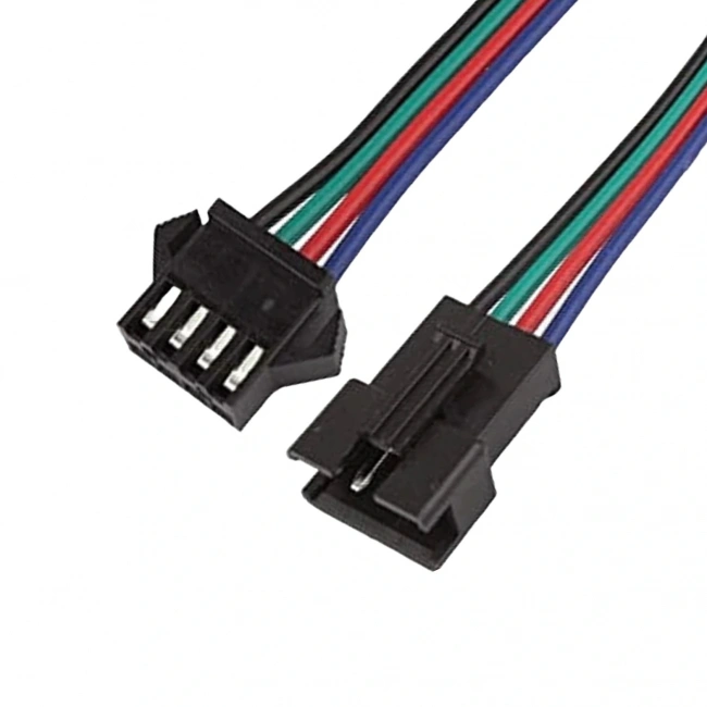 IC-261J-4 JST SM 4P Kablolu Konnektör Takım