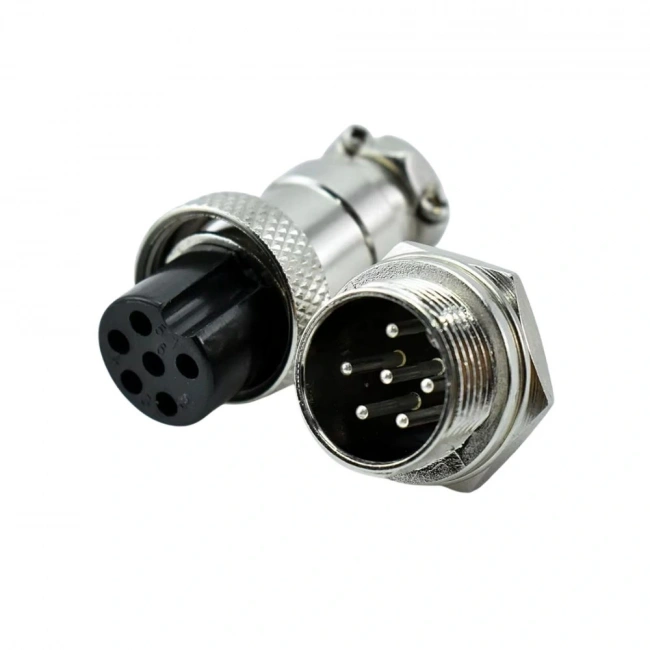 IC-261M 12mm Mayk Dişi Şase 6P Konnektör