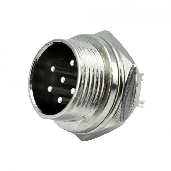 IC-261M 12mm Mayk Erkek Fiş Şase 6P Konnektör