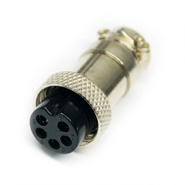 IC-261M 16mm Mayk Dişi Şase 5P Konnektör