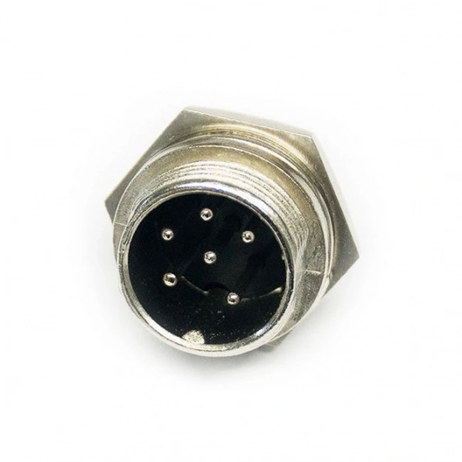 IC-261M 16mm Mayk Erkek Fiş Şase 6P Konnektör