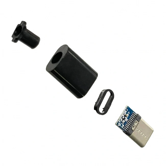 IC-266B1 Kapaklı Type-C Erkek Soket Type-C Konnektör