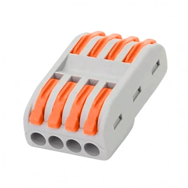 IC-272A 4 Giriş 4 Çıkış Vidasız Mandallı Buat Klemensi CH-224