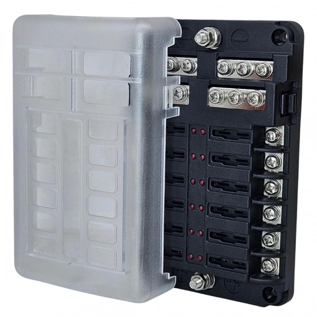 IC-276B-12 Sigorta Kutusu 12li İkaz Işıklı Şase Bareli