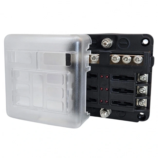 IC-276B-6 Sigorta Kutusu 6lı İkaz Işıklı Şase Bareli