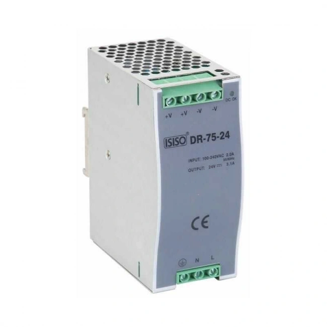 IDR-75-12 - 75W 12VDC 6.3A Raya Montajlı Güç Kaynağı