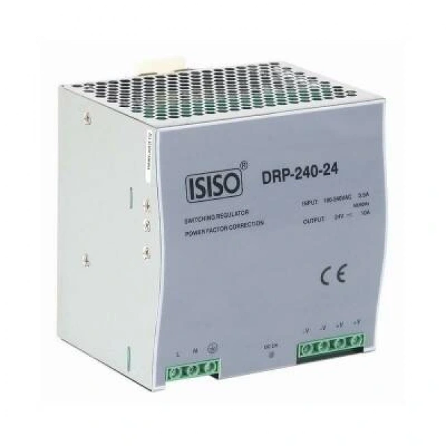 IDRT-240-24 - 240W 24VDC 10A Raya Montajlı Güç Kaynağı