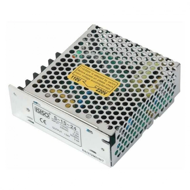 INES-15-05 - 15W 5VDC 3A Ray Montajlı Kapalı Tip Güç Kaynağı