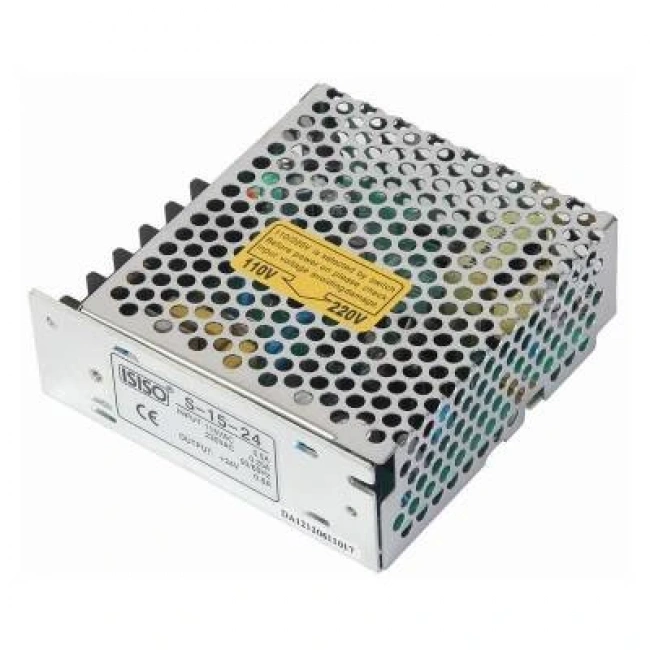 INES-15-12 - 15W 12VDC 1.3A Ray Montajlı Kapalı Tip Güç Kaynağı