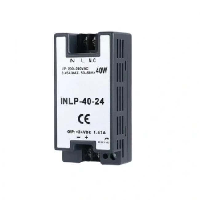 INLP-40-24 - 40W 24VDC 1.67A Raya Montajlı Güç Kaynağı