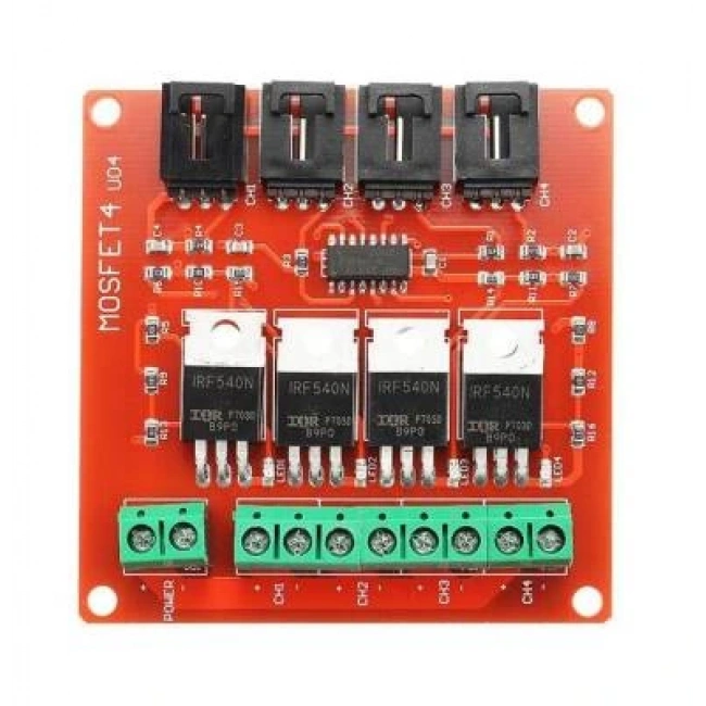 IRF540 4 Kanal Mosfet Modülü