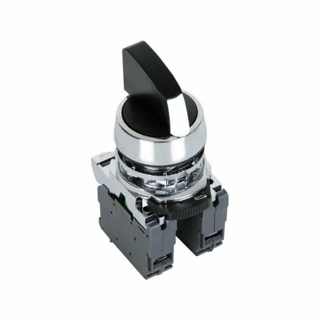 ISM-BD33 Metal Üç Konumlu Anahtarlı Mandal Buton 1-0-2