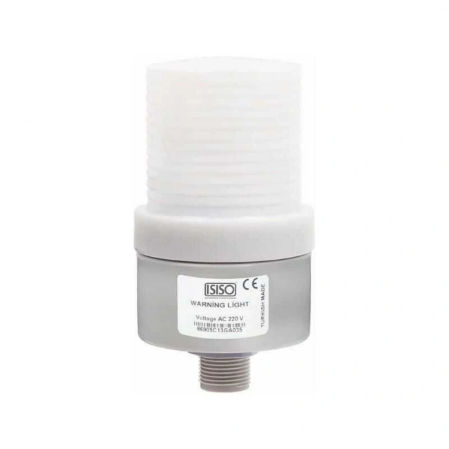 IT-LFB-R6-225 220V 5 Renk Flaşör Buzzer Panel Tipi