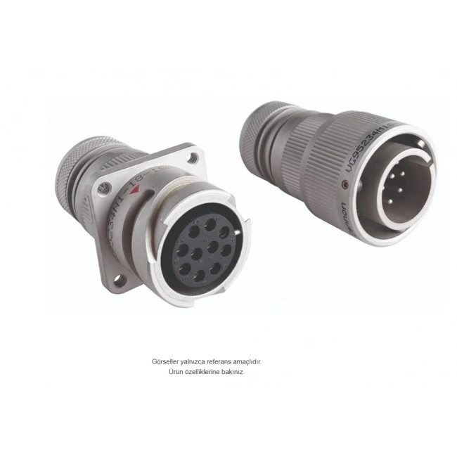 ITT Cannon CA3106E24-10S-B-15 MIL-C-5015 Tip Dairesel Kablo Tipi Konnektör