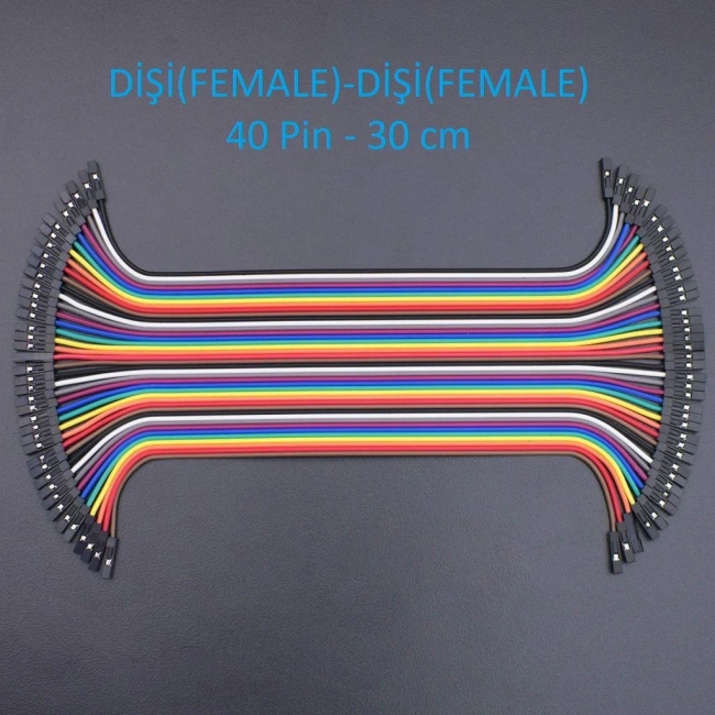 Jumper Kablo Dişi Dişi F2F 40 Pin 30cm