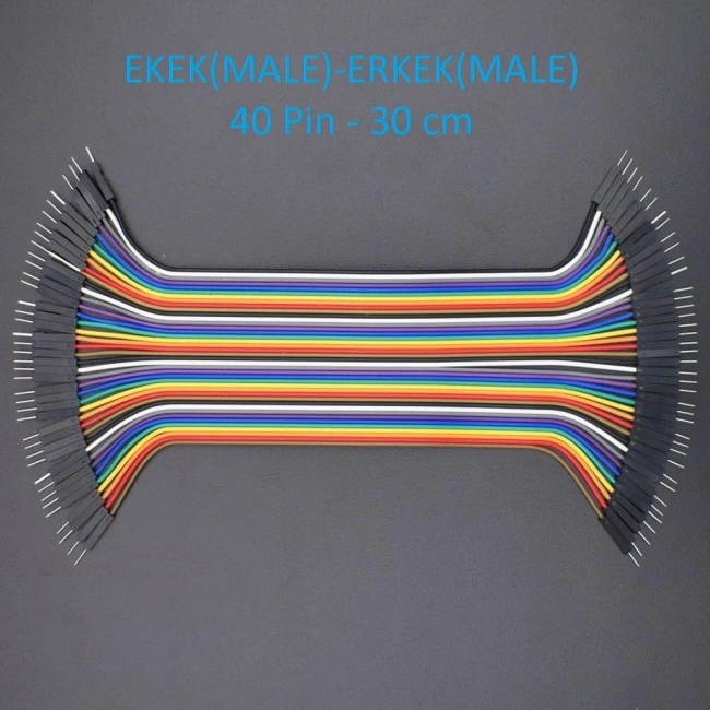 Jumper Kablo Erkek Erkek M2M 40 Pin 30cm