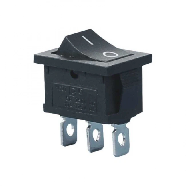 KCD1 3-Pin On-Off Anahtar - Siyah
