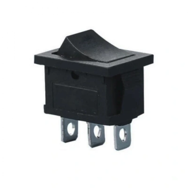 KCD1 3-Pin On-Off Anahtar - Siyah